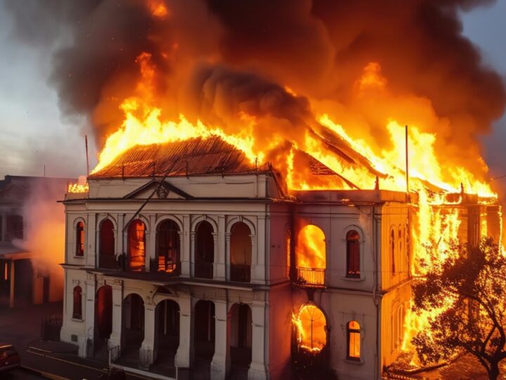 Dramatyczny koniec dla zabytkowego pałacu Stolberga: Pożar przypieczętował jego upadek